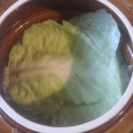 Sauerkraut abgedeckt